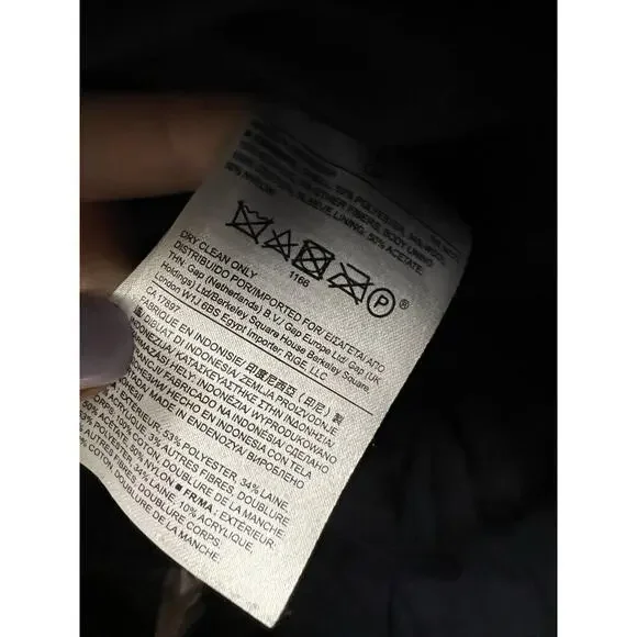 Banana Republic Navy Blue Green Blazer Jacket Women’s Size Small - Picture 12 of 12